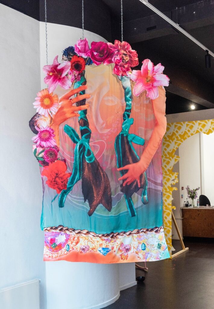 martyna pekala contemporary digital art artist online cyberfeminism textile video installation braided promise tapestry